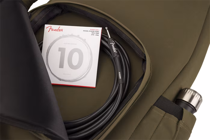 Fender Troubadour Electric Guitar Gig Bag Olive - Case für E-Gitarre