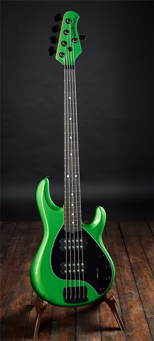 Music Man 2024 StingRay Special 5 HH Kiwi Green - E-Bass
