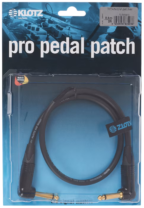 Klotz Titanium Pedal Patcher 0,60 m - Verbindungskabel