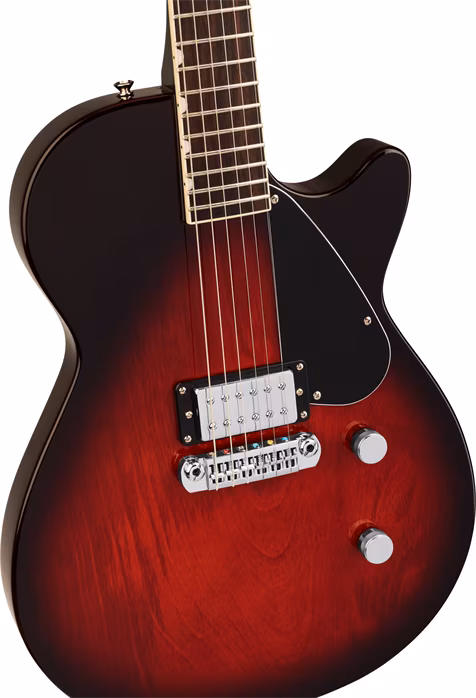 Gretsch Electromatic Jet Club 1 Pickup RW Claret Burst - E-Gitarre
