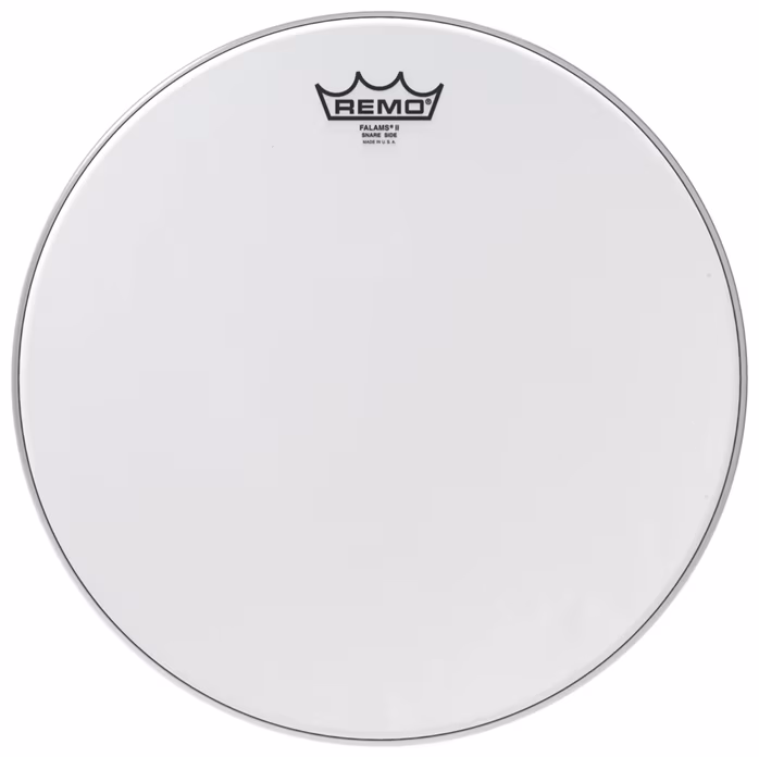 Remo 14" Falam II Smooth White - Resonanzfell für Snare-Drum