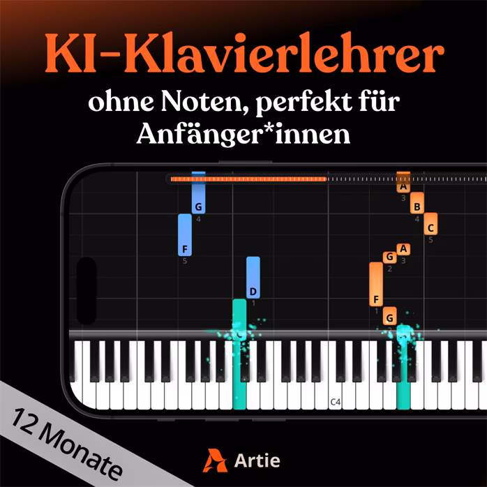 ArtMaster Artie – dein KI-Klavierlehrer (iOS) - Software