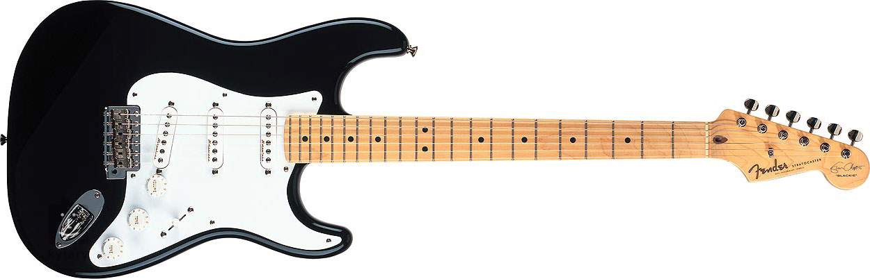 FENDER Eric Clapton Stratocaster MN BK E-Gitarre