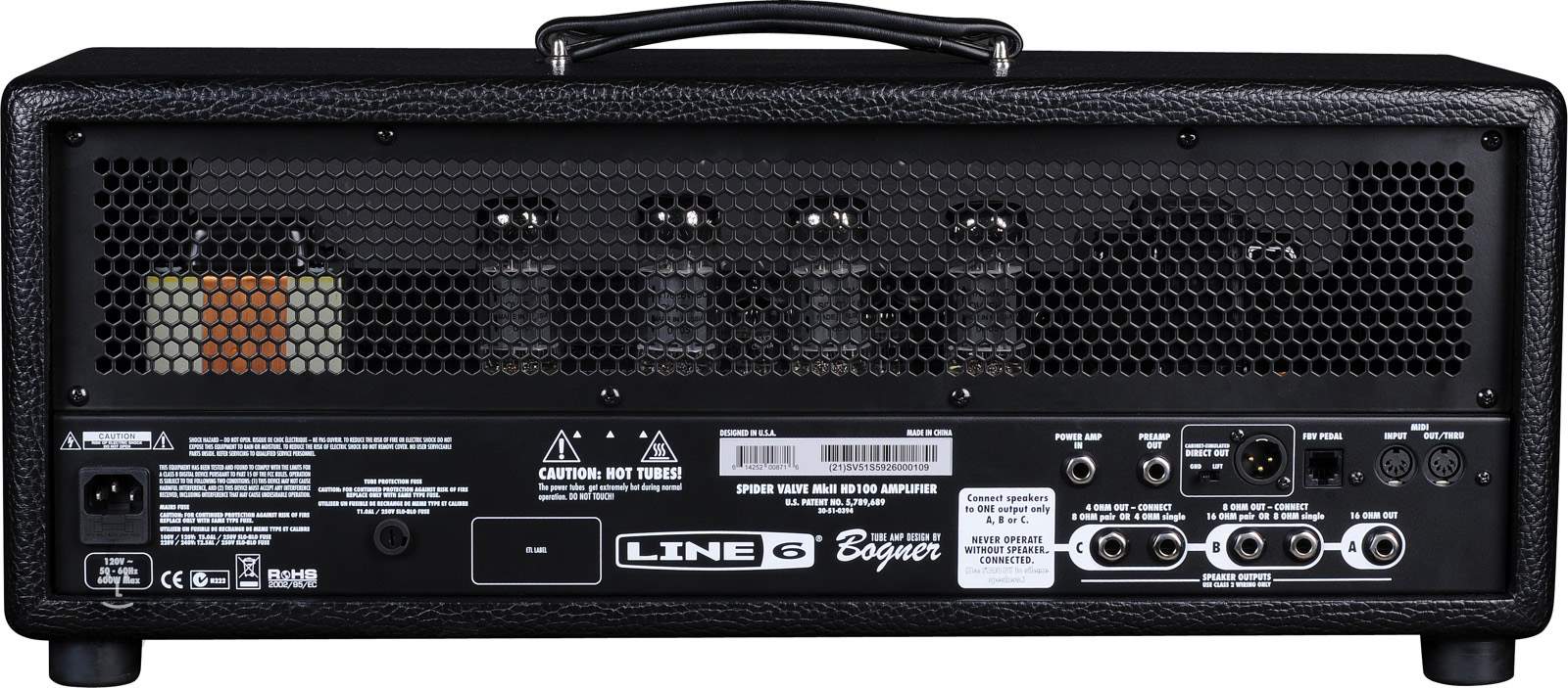 LINE 6 SPIDER VALVE MKII HD100 Modeling-Verstärker für Gitarre