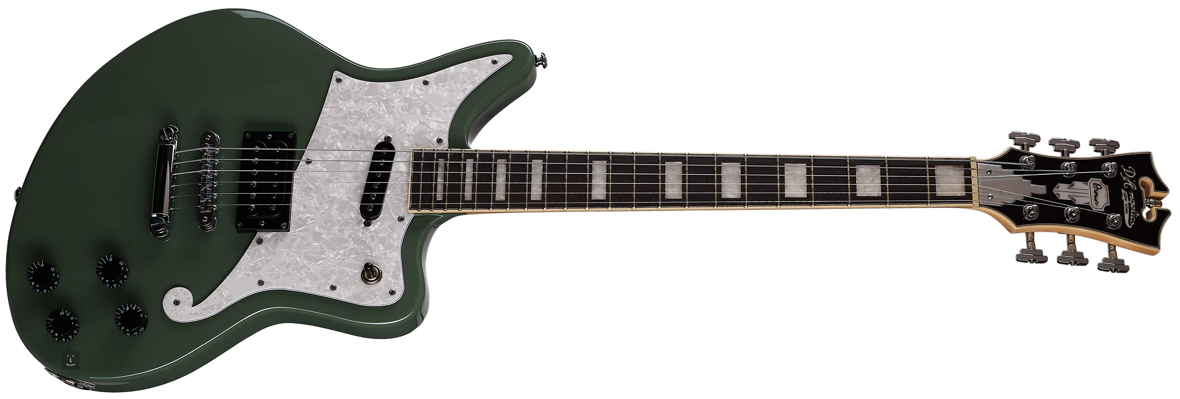 D Angelico Premier Bedford Army Green E Gitarre