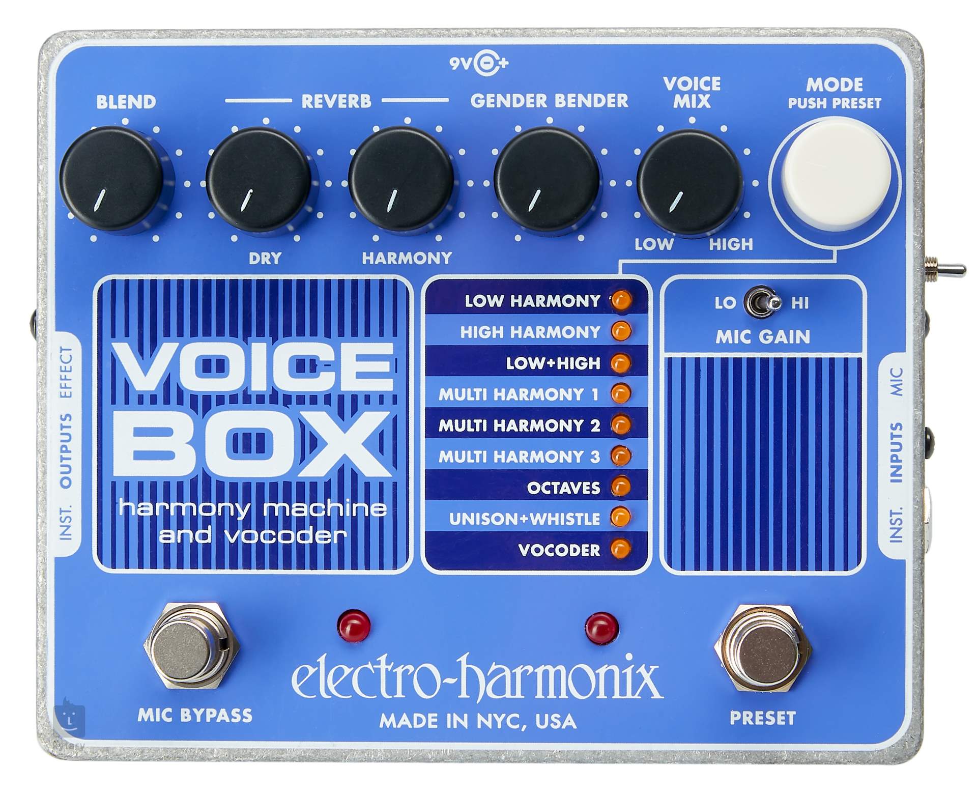 Вокальный процессор эффектов. Педаль эффектов для вокала. Electro Harmonix. Programmable Voice Box.