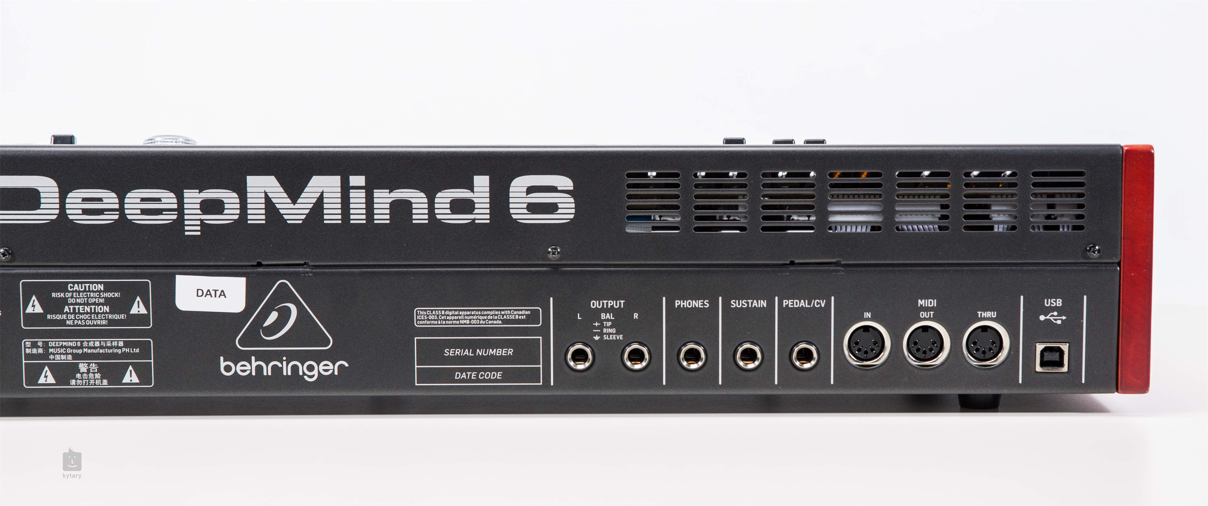 BEHRINGER DEEPMIND 6 AnalogSynthesizer