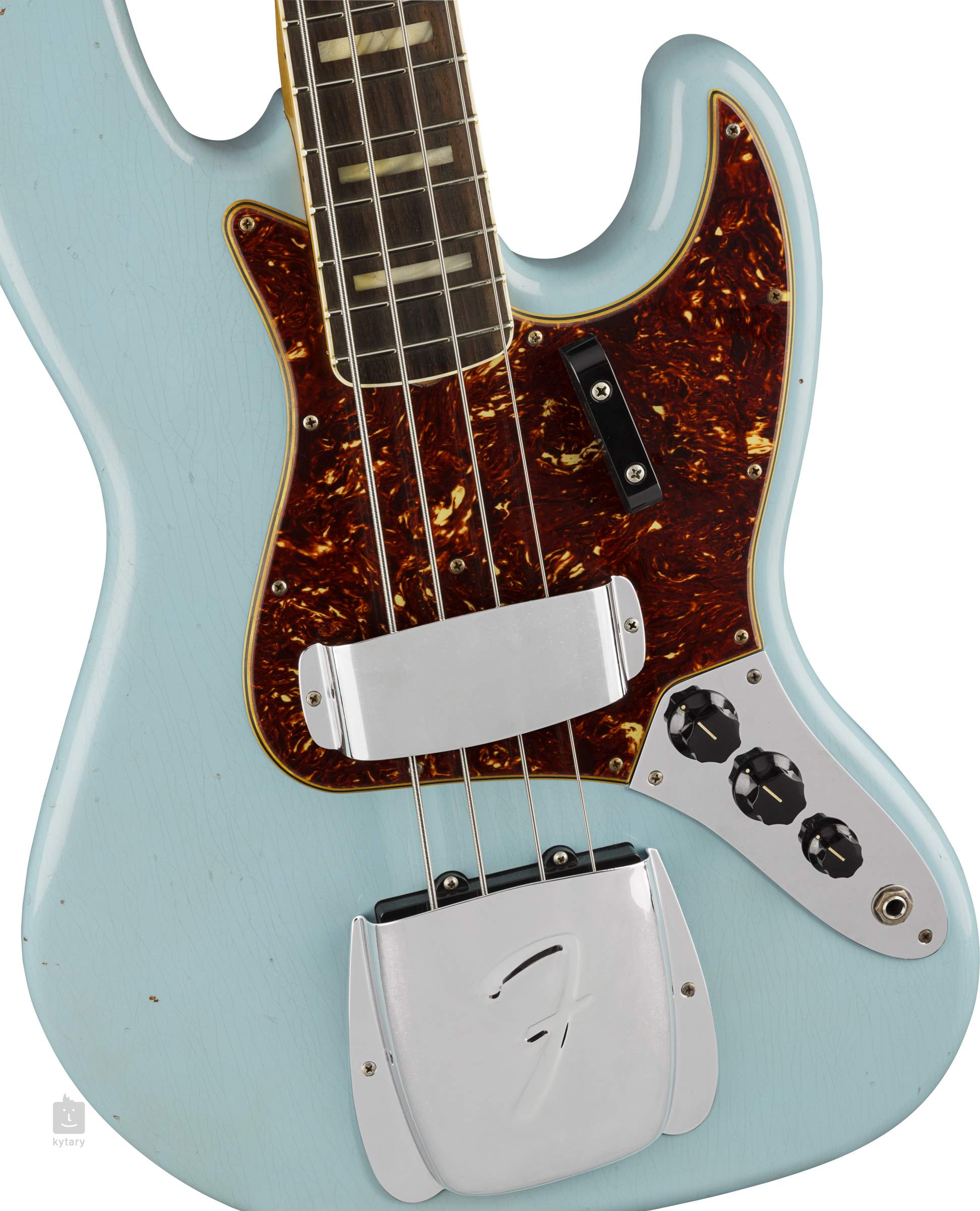 FENDER 1966 Jazz Bass® Journeyman Relic®, RoundLaminated Rosewood