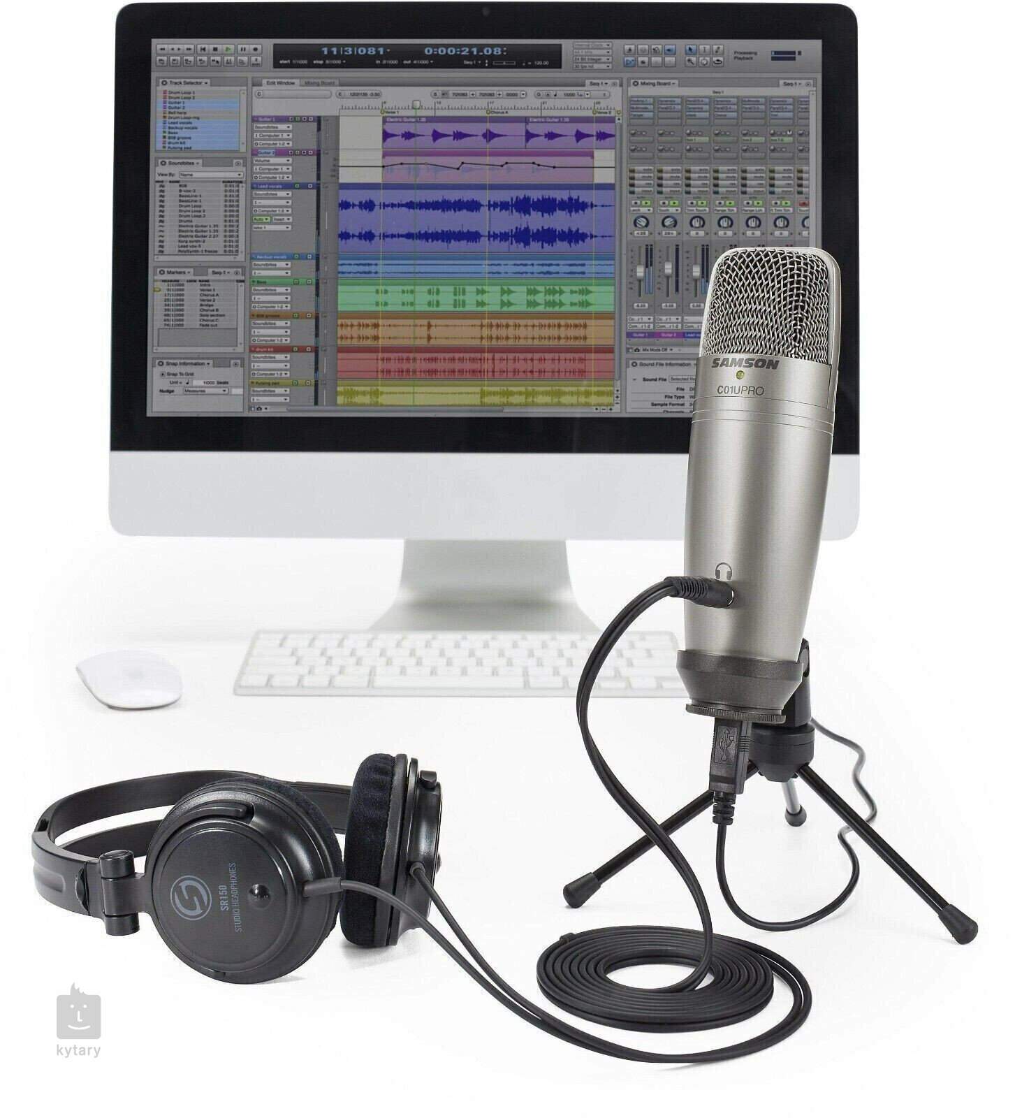 SAMSON C01U PRO HD Recording Pack USB Kondensator-Mikrofon | Kytary.At