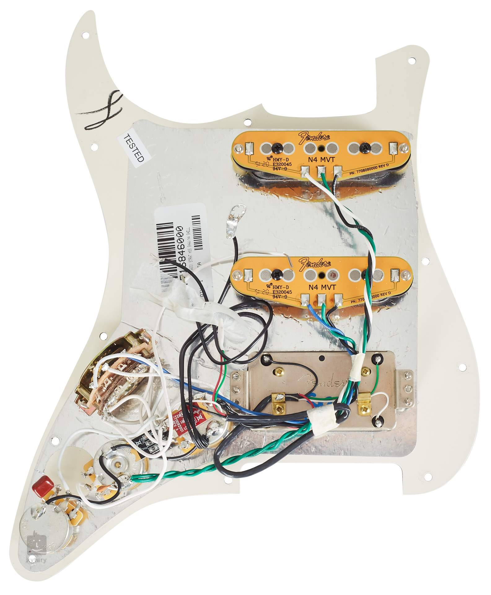 FENDER PreWired Pickguard, Strat HSS SHAW/G4 SHELL TonabnehmerSet für EGitarre