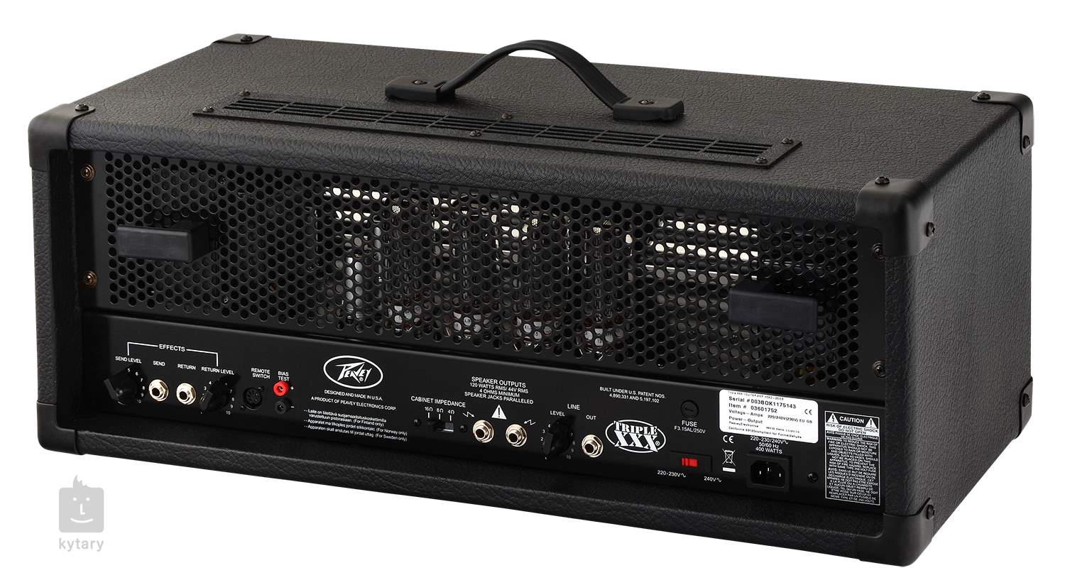 Peavey triple XXX ii amplifier wins guitar world platinum award