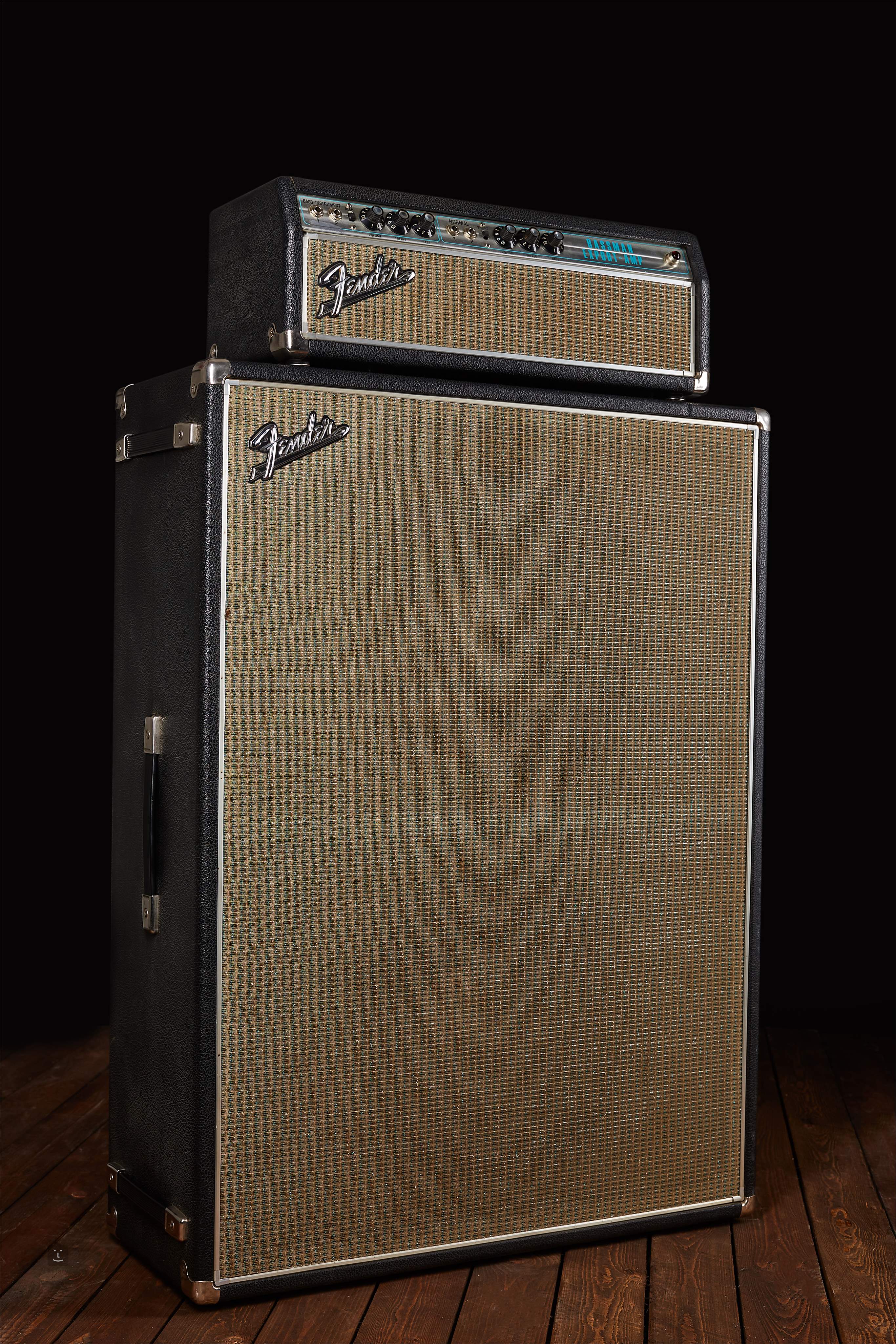 Fender 1969 Bassman Export Amp 2x15 Cabinet Drip Edge Tube