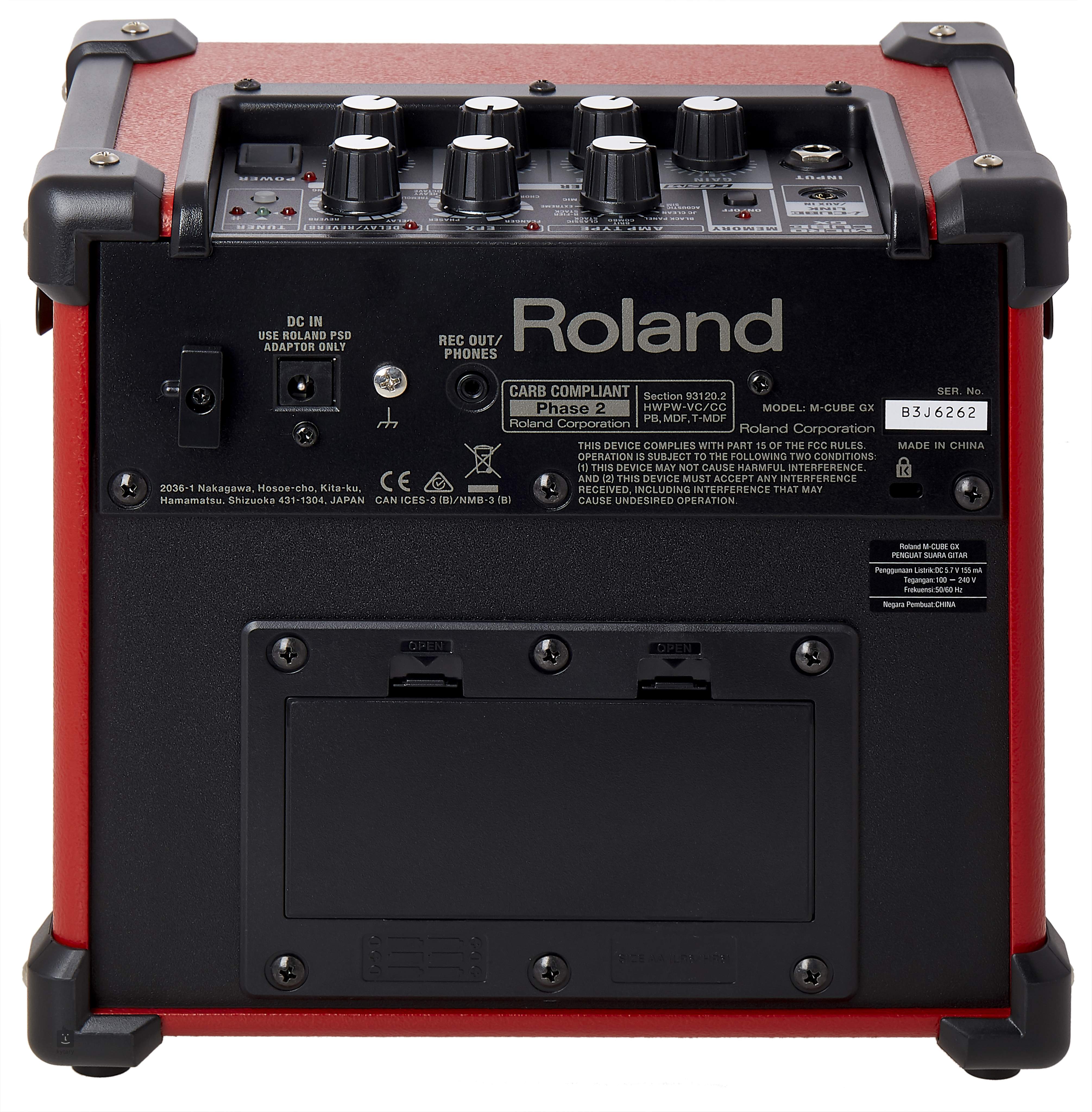Roland Micro Cube Gx Red Guitar Modelling Combo