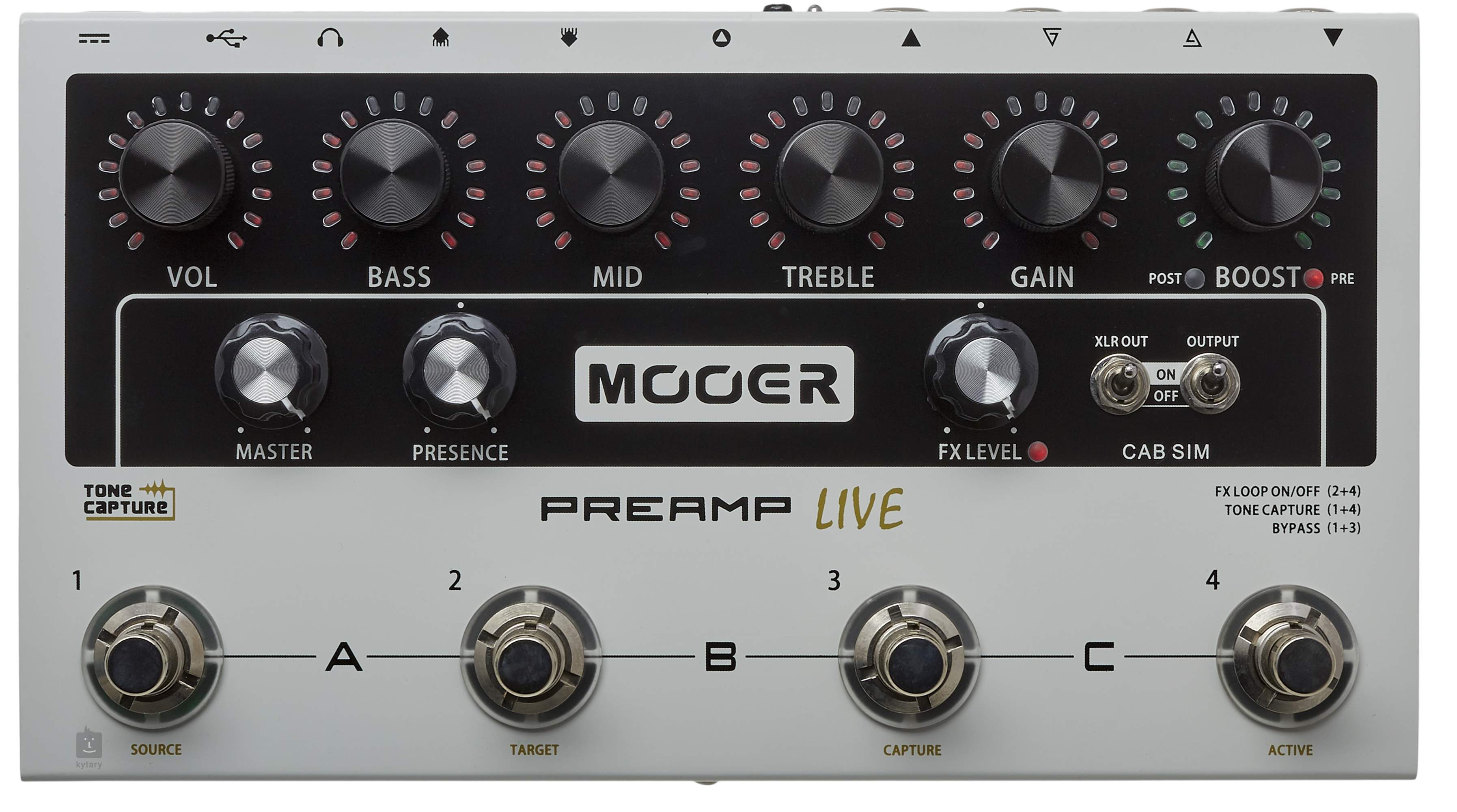 MOOER Preamp LIVE Guitar MultiEffect