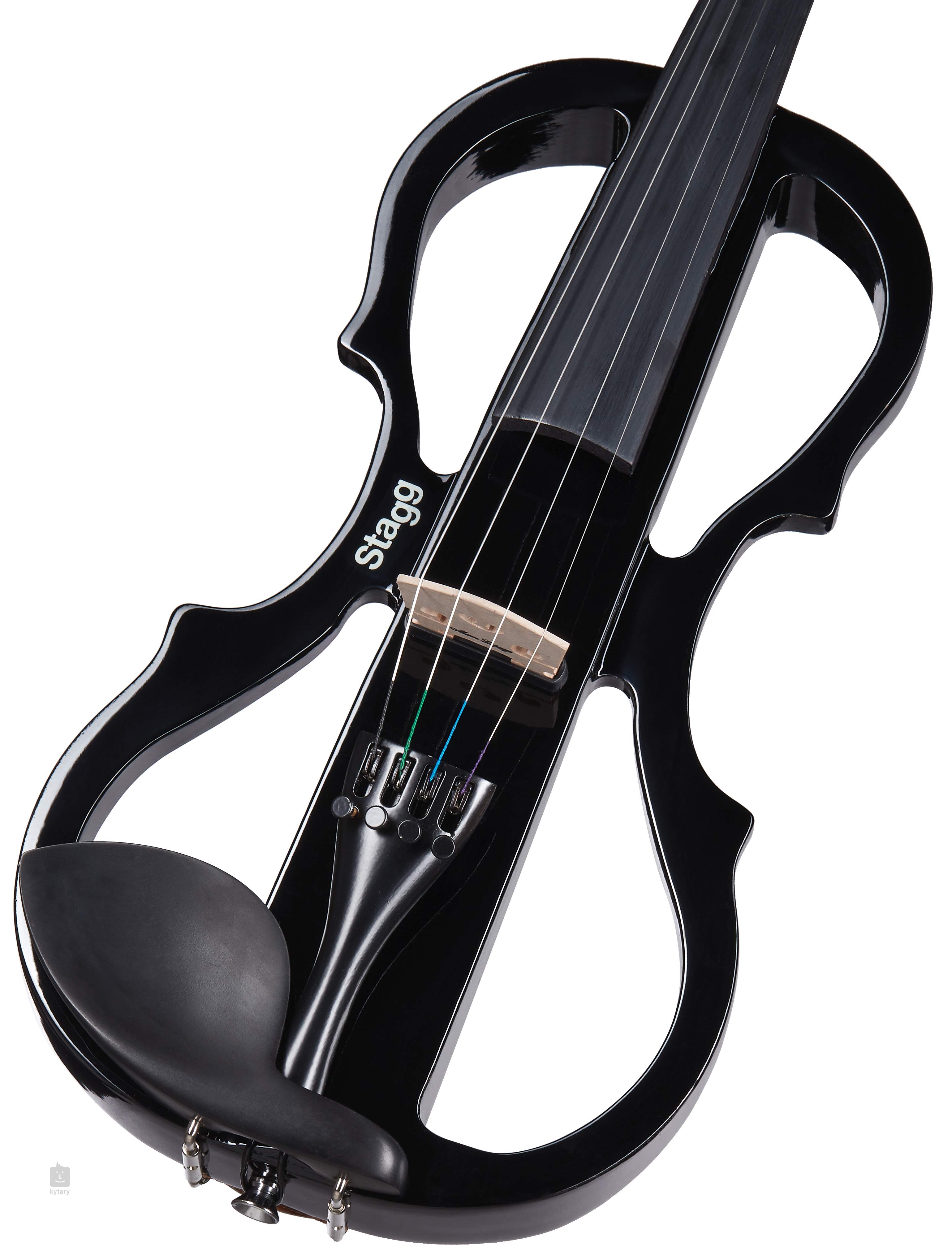 Violins Orchestral Strings Stagg EVN X4/4 WH Electric Violin