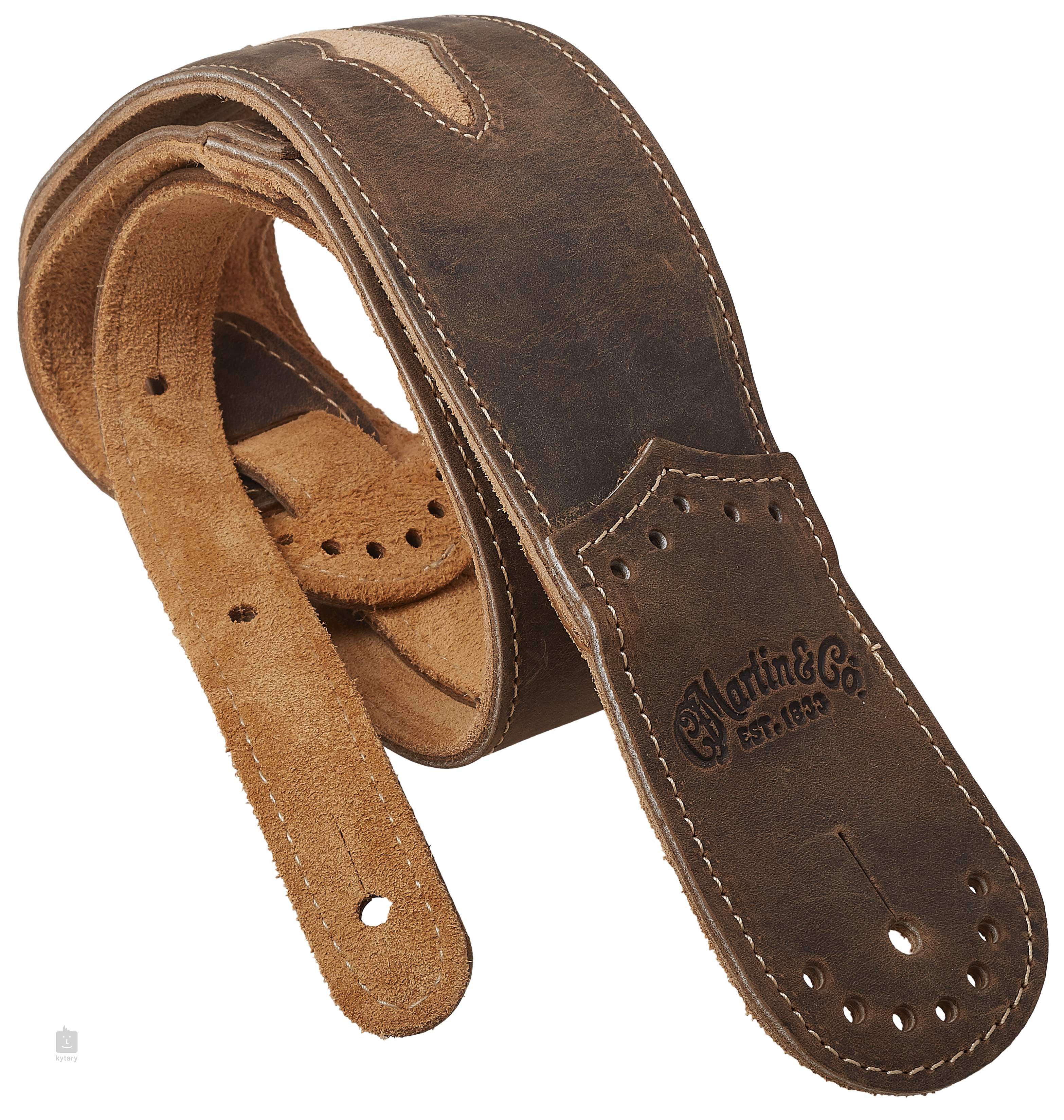MARTIN Leather Wing Tip Strap Lite Guitar Strap