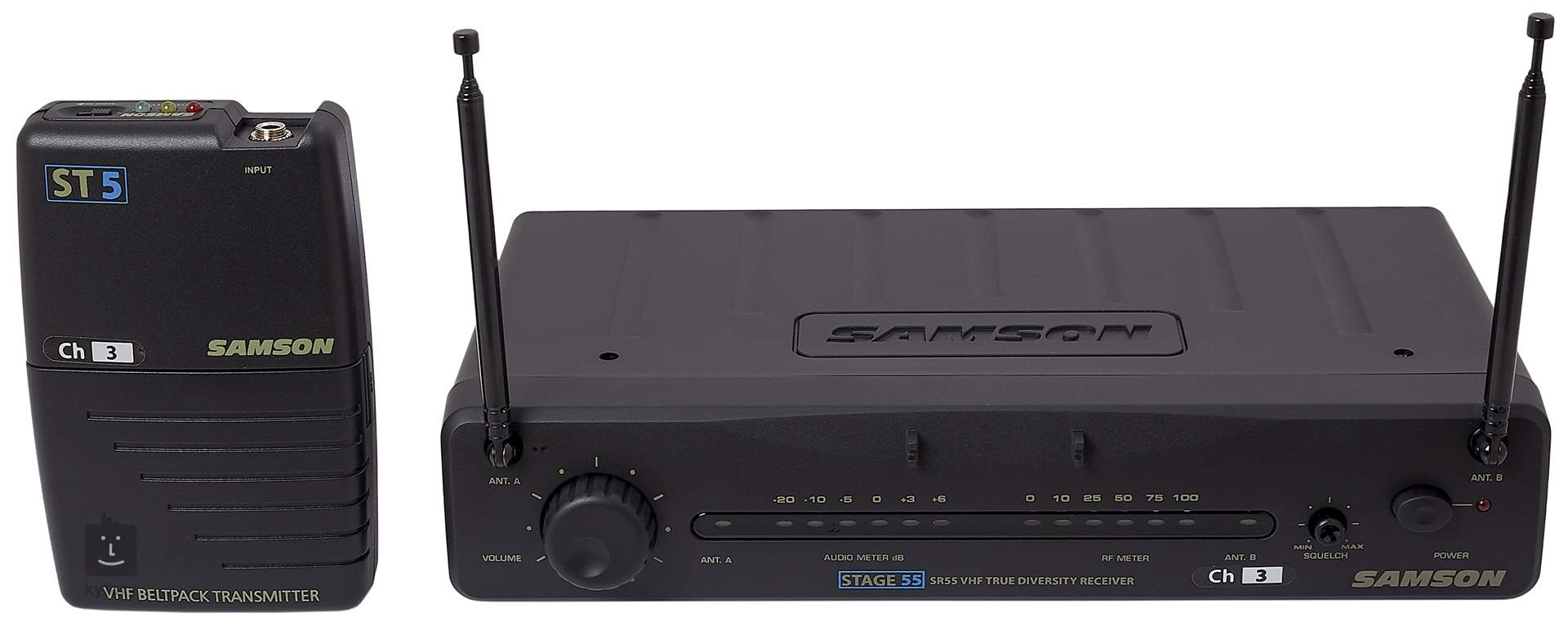 SAMSON Stage 55 Guitar System Guitar/Bass Guitar Wireless Set