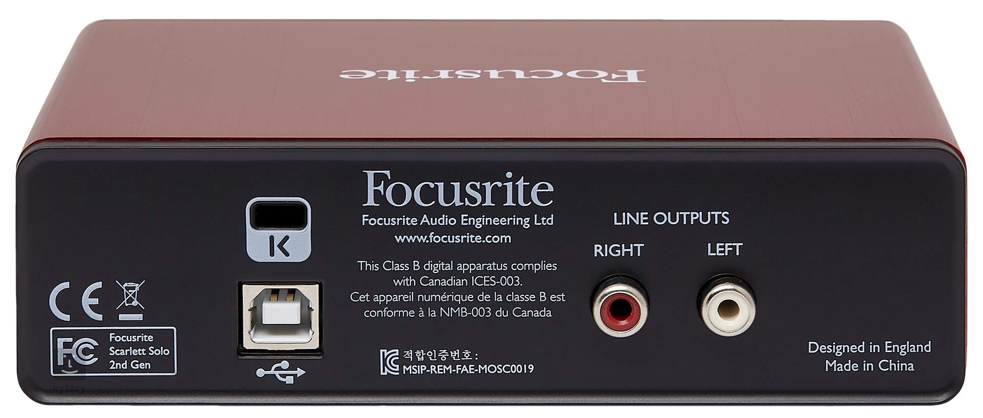 Звуковая карта focusrite scarlett solo 2nd gen