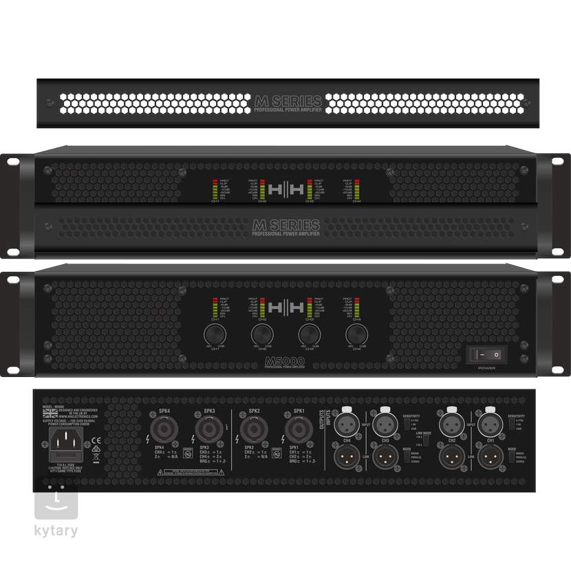  H  H  M5000 Power Amplifier 