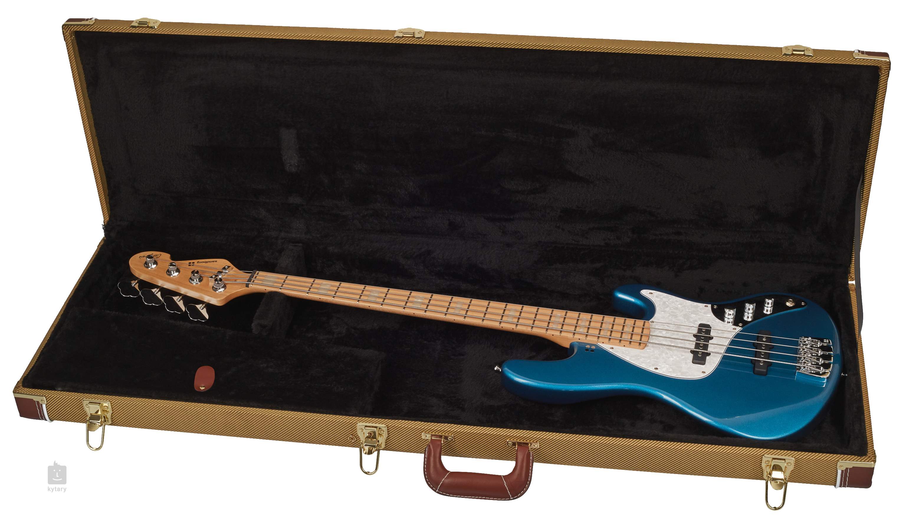 Electric Bass Guitar Case - Guardian Bass Guitar Tweed Case Electric Bass Guitar Case