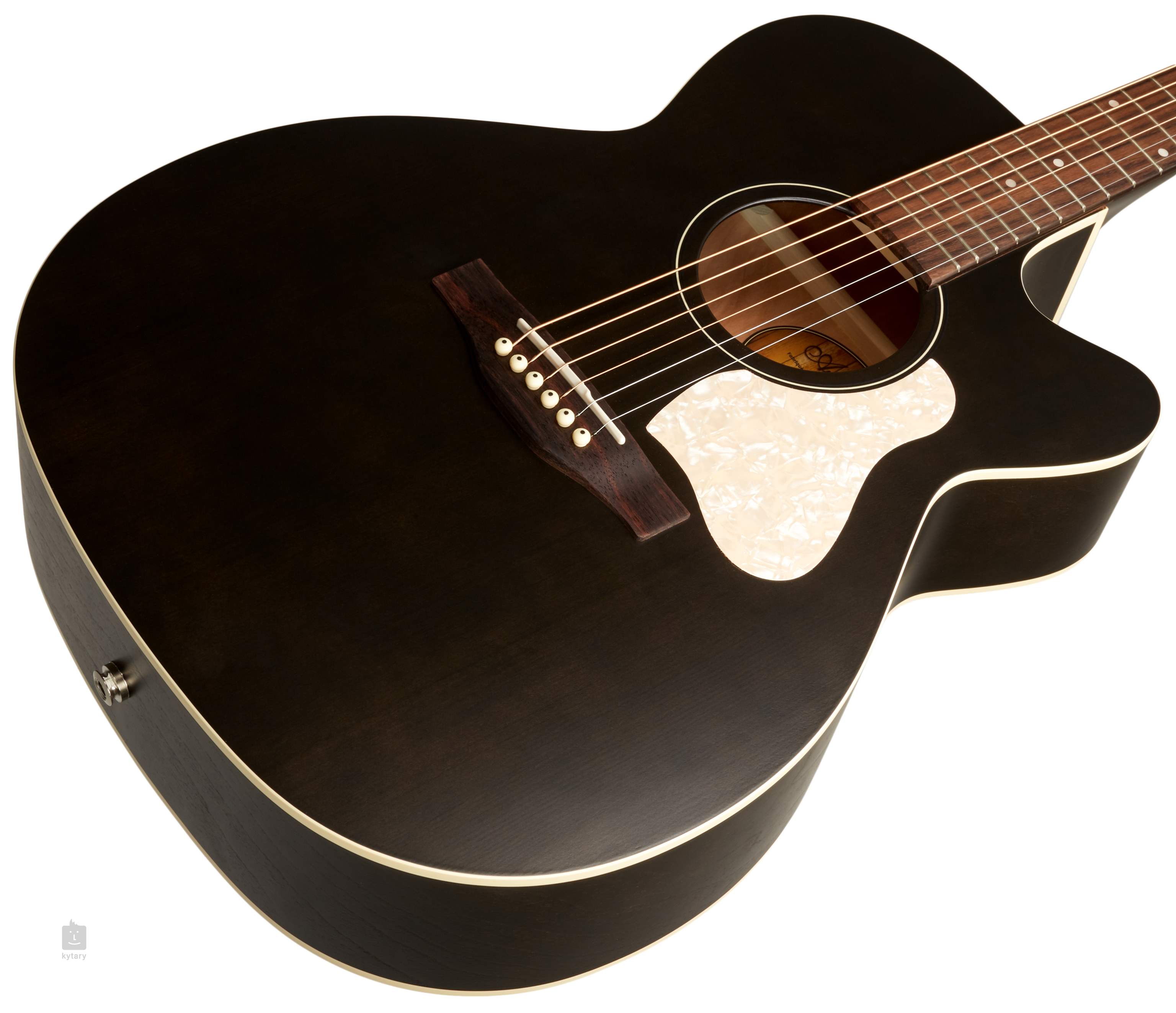 ART & LUTHERIE Legacy Faded Black CW QIT Electro-Acoustic Guitar