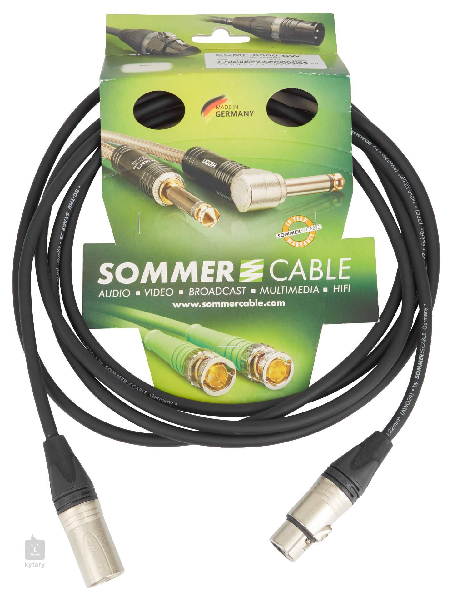SOMMER CABLE SGMF0300SW Microphone Cable