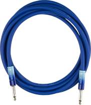 FENDER Ombré Instrument Cable 10' Belair Blue