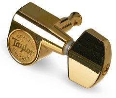 Guitar Tuners 1:18 6-String Polished Gold