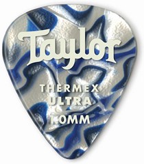 TAYLOR Premium Darktone Thermex Ultra Picks 351 1.25 Blue Swirl