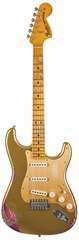 69 Stratocaster Heavy Relic Aztec Gold over Paisley