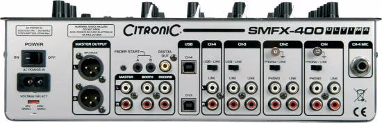 Citronic SM FX-400 - Mixážní pult - 