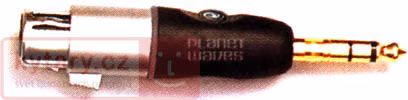 D'Addario Planet Waves adaptér XLR samice/stereo jack samec 6,3mm - 