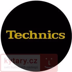 Technics Gramofonový slipmat - Gold logo - 