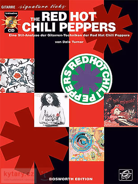 MS Red Hot Chili Peppers Guitar Signature Licks German BK/CD - Noty pro kytaru