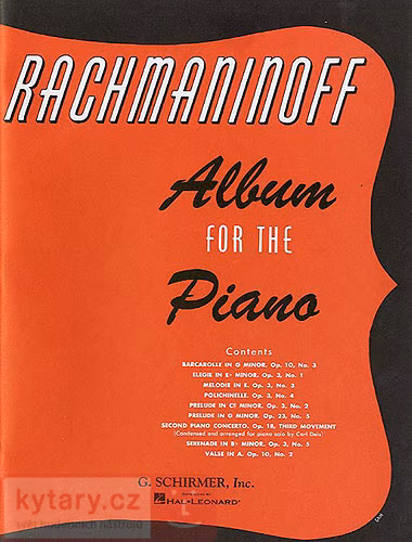 MS Rachmaninov: Album For The Piano - Noty pro klavír
