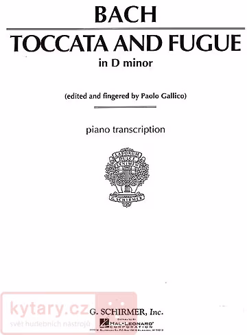 MS BACH TOCCATA AND FUGUE D MINOR BWV565 (TAUSIG) PIANO - 