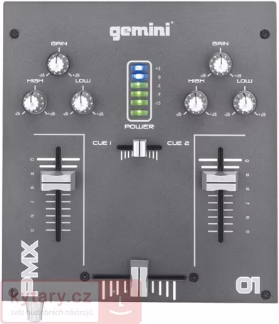 Gemini PMX-01 - DJ Mixážní pult - 