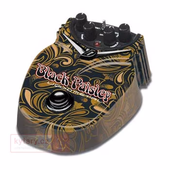 Danelectro Black Paisley "Liquid Metal" Distortion - 