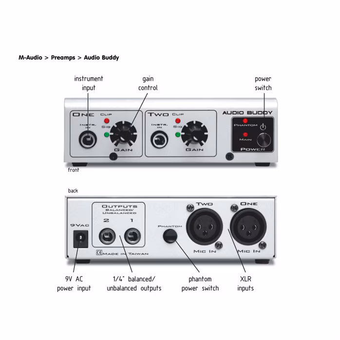 M-Audio Audio Buddy - 