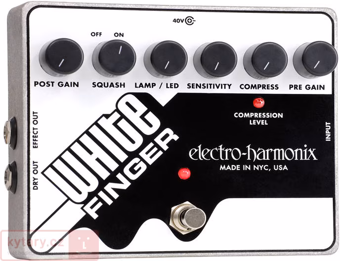 Electro-Harmonix WHITE FINGER COMPRESSOR - použité zboží - 