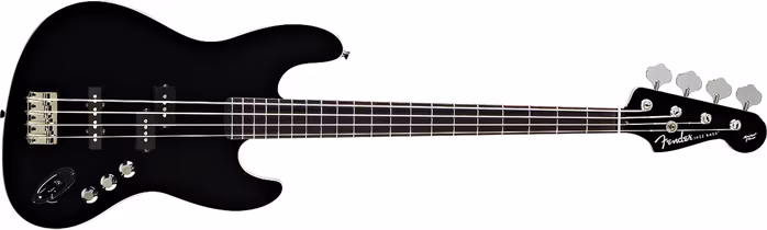 Fender Aerodyne Jazz Bass RW BK - Elektrická baskytara