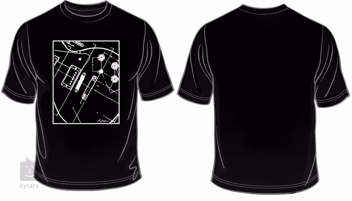 Kytary.cz Schema S černá - Tričko