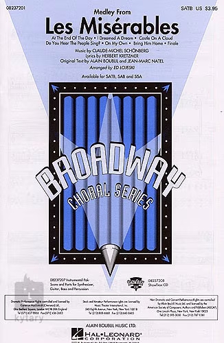MS Claude Michel Schonberg: Les Miserables - Medley (SATB) - Noty pro zpěv