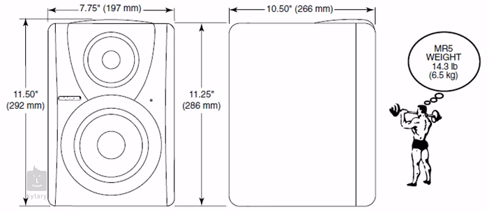 Mackie MR5 (použito) - Aktivní studiový monitor