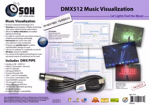SOH DMX PIPE & Music Visualization Average - 