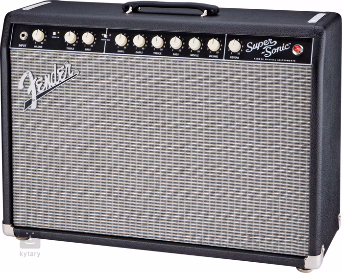 Fender Super-Sonic 60 Combo Black - Kytarové lampové kombo