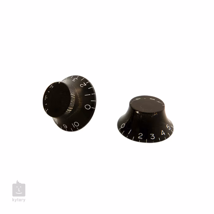 Gibson Top Hat Knobs - Black 4/Pkg - 