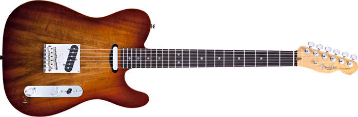 Fender Fender Select Carved Koa Top Telecaster RW SEB - Elektrická kytara