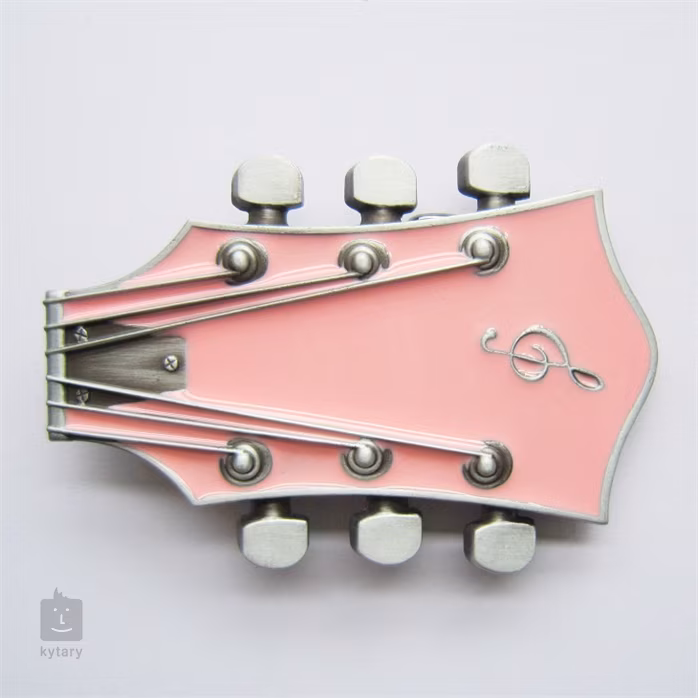 Kytary.cz Spona kytarová hlava růžová - 