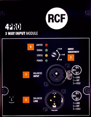 RCF 4PRO 4001-A - Aktivní reprobox